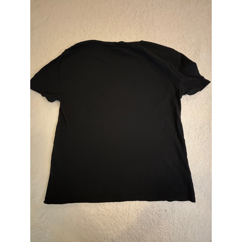 Zara Womens Black Short Sleeve Crew Neck‎ T-Shirt Size Small Basic Minimalist